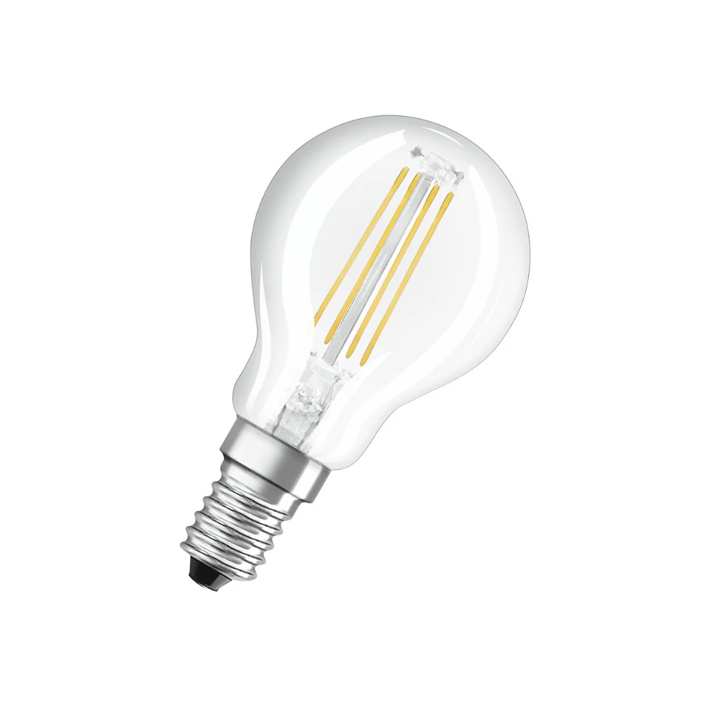 Osram Golf Ball Filament LED Bulb | E14, 4.0W, Warm White, 470 Lumens - Image 2
