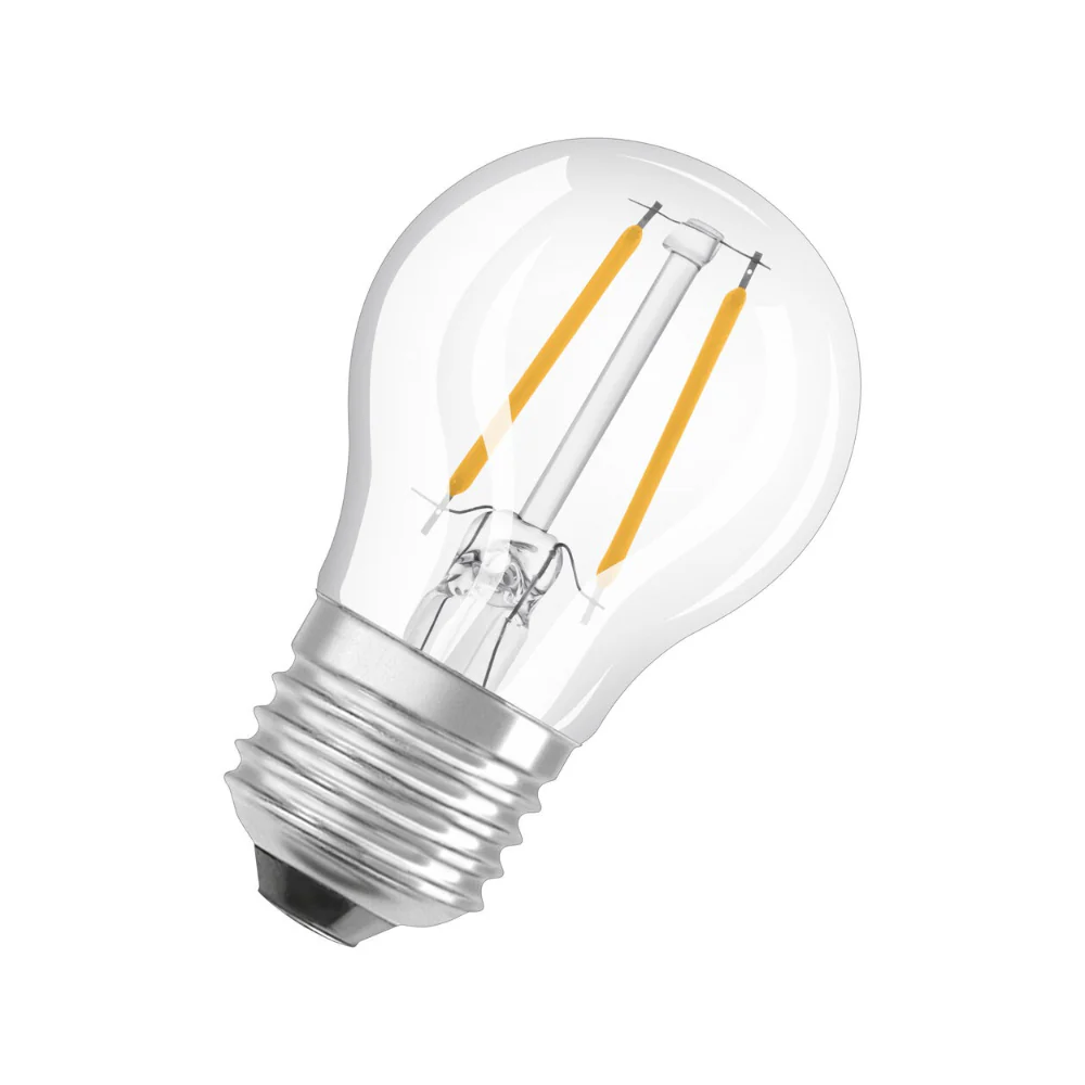 Osram Golf Ball LED Filament Bulb | E27, Clear, 4W = 40W, Warm White - Image 3