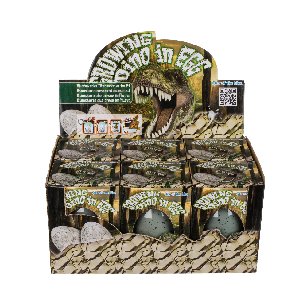 Out Of The Blue Growing Dinosaur Egg Toy | Hatches and Grows in Water - Image 2