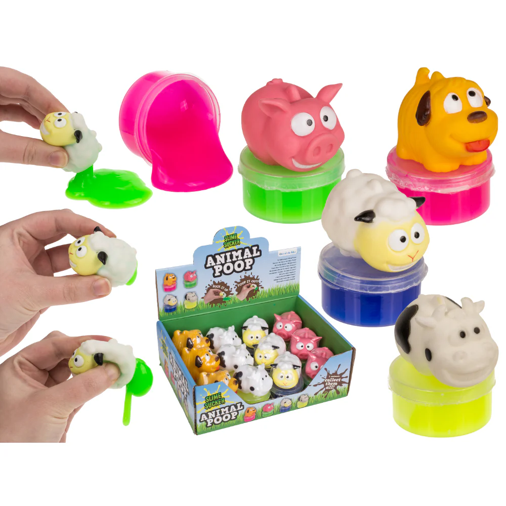 Out Of The Blue Poop Animal Slime Toy | Assorted Farm Designs, Colours - Image 2