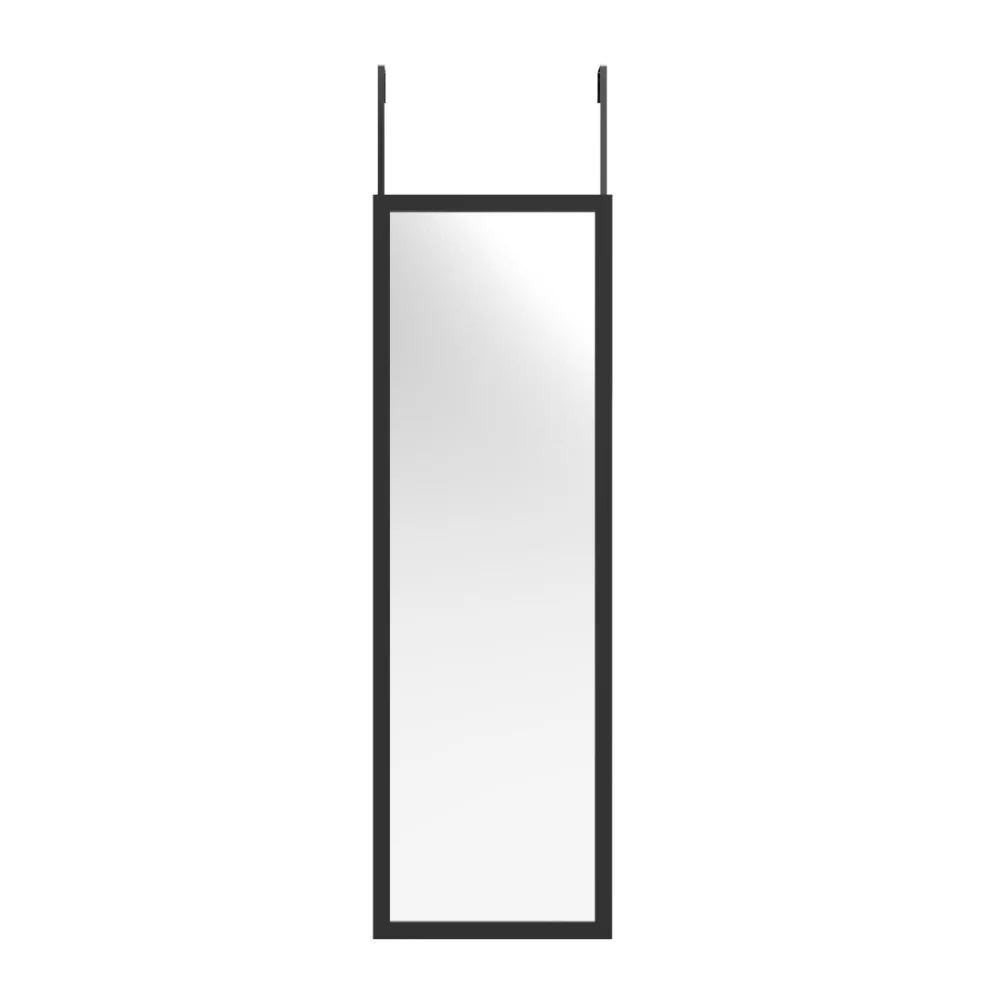 Over-Door Full-Length Hanging Mirror | Black Frame, 30 x 120cm