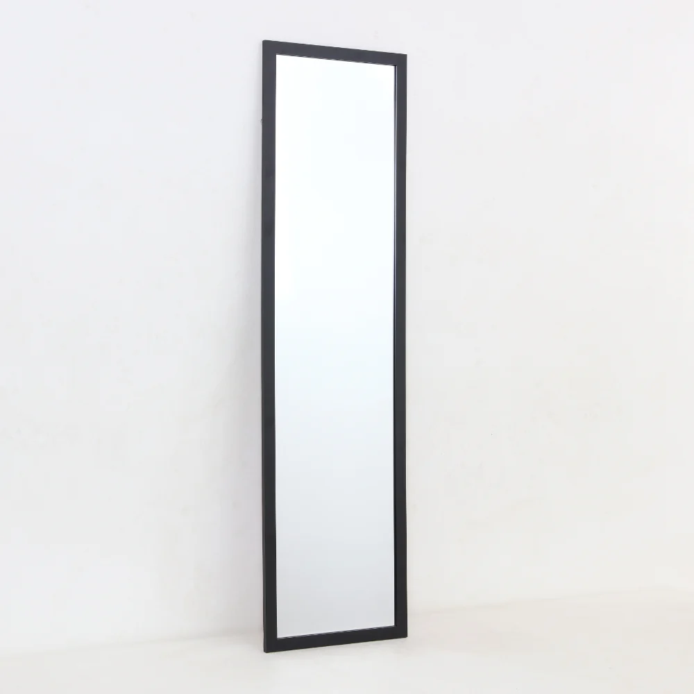 Over-Door Full-Length Hanging Mirror | Black Frame, 30 x 120cm - Image 2