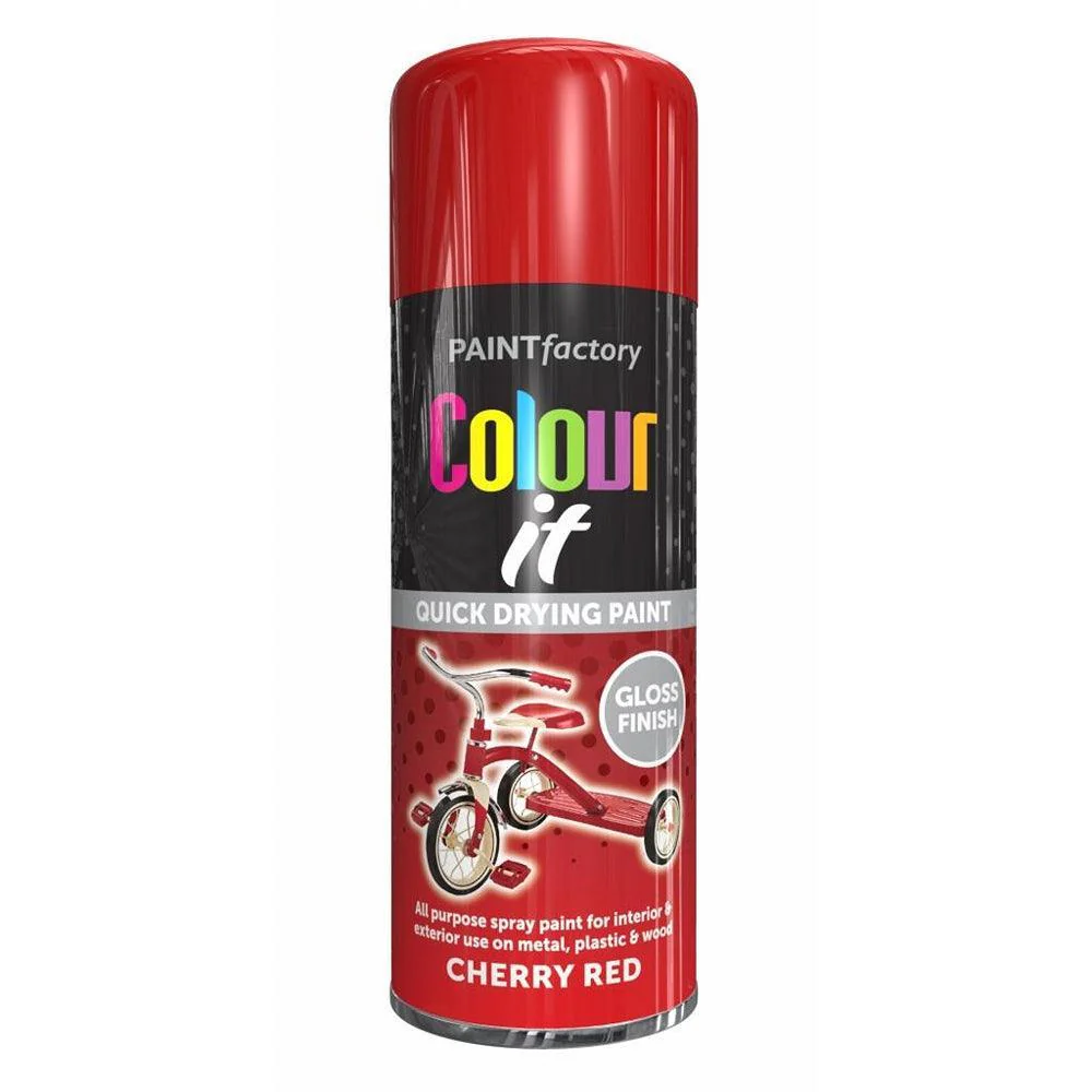 Paint Factory Colour it Quick Drying Spray Paint Gloss Finish | 400ml - Image 9