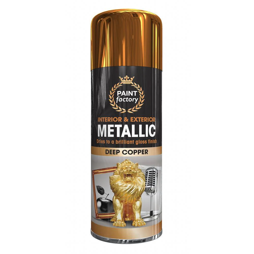 Paint Factory Interior & Exterior Metallic Spray Paint | 400ml - Image 2
