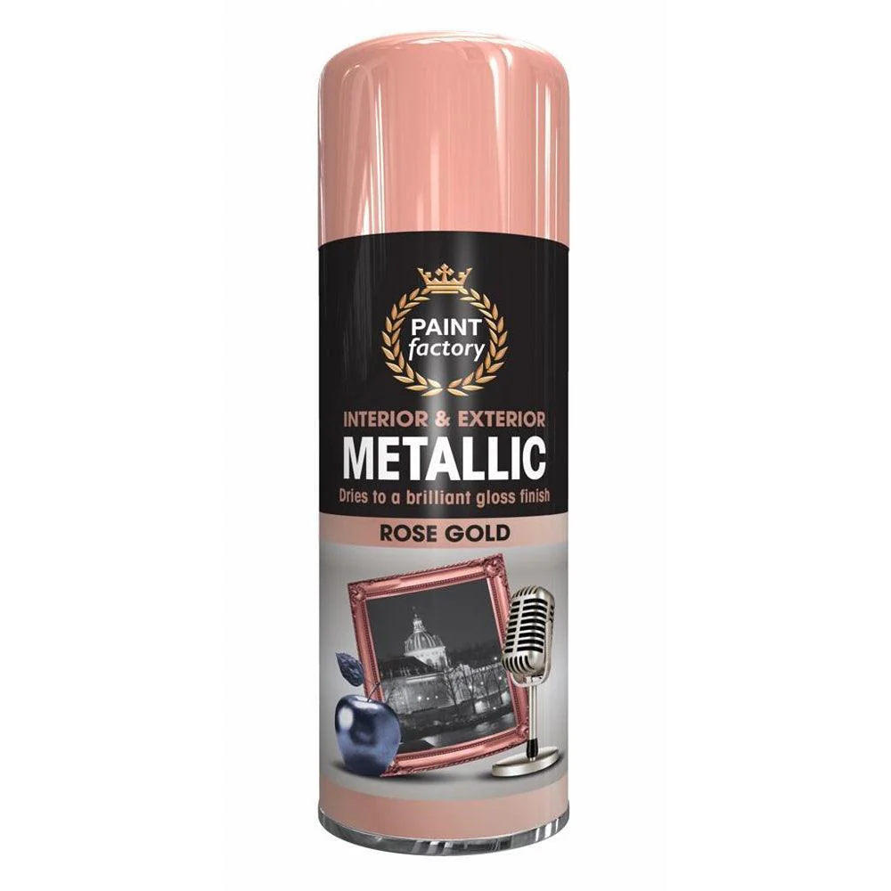 Paint Factory Interior & Exterior Metallic Spray Paint | 400ml - Image 3