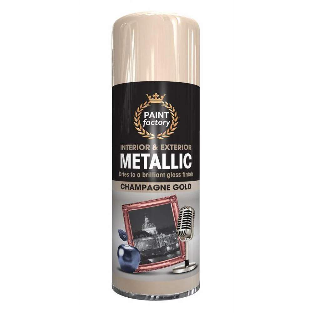 Paint Factory Interior & Exterior Metallic Spray Paint | 400ml - Image 4
