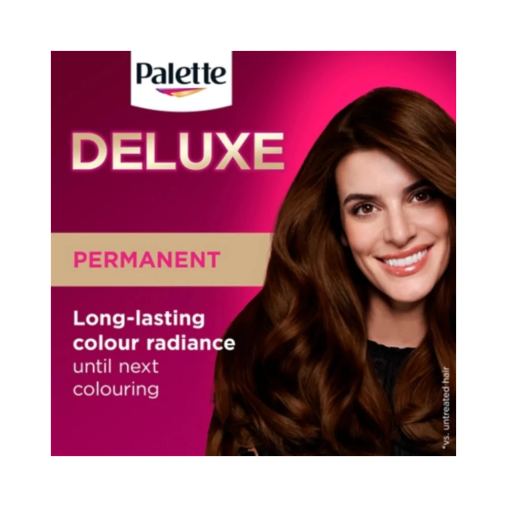 Palette Deluxe 3-65 Chocolate Brown Permanent Hair Colour | 100% Grey Coverage - Image 3