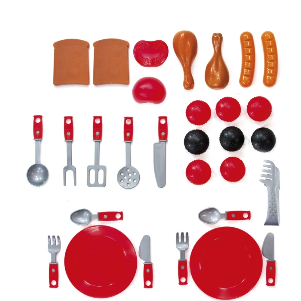 Paradiso Toys Colorful BBQ Kids Play Set | 30-Piece Accessory Kit - Image 3