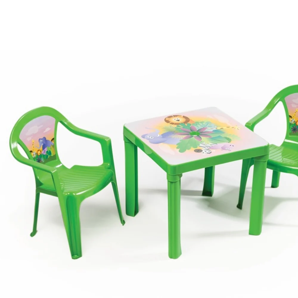 Paradiso Toys Green Plastic Kid's Chair | Child-Safe & Lightweight - Image 3