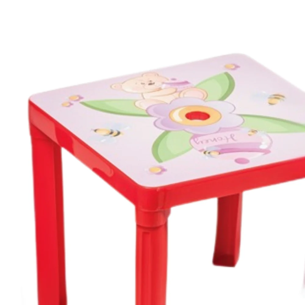 ParadisoToys Red Kids Table | Durable Plastic - Image 2