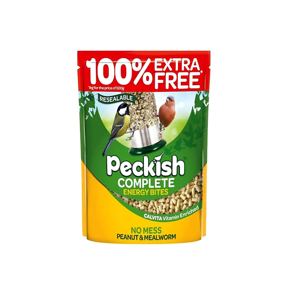 Peckish Complete Energy Bites Wild Bird Food | 500g + 100% Extra Free