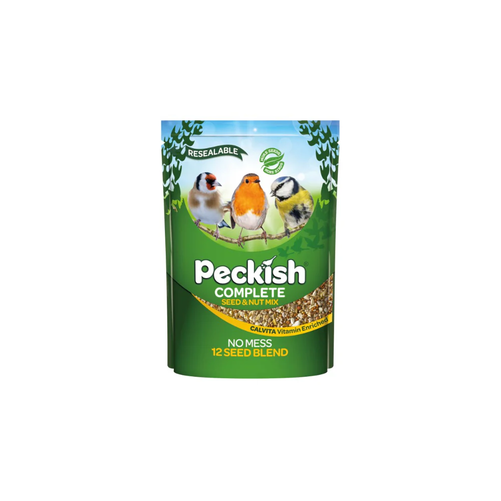 Peckish Complete Seed Mix Wild Bird Feed | 20kg, No Mess, 12 Seed Blend
