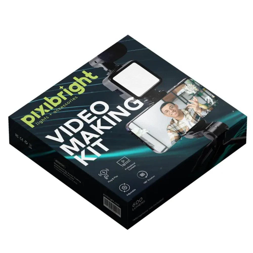 Pixibright Video Making Tripod Kit | 600 Lumen - Image 2
