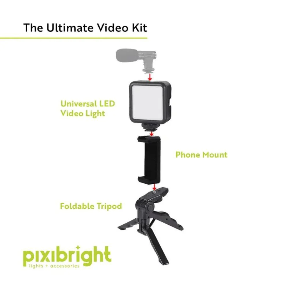 Pixibright Video Making Tripod Kit | 600 Lumen - Image 4