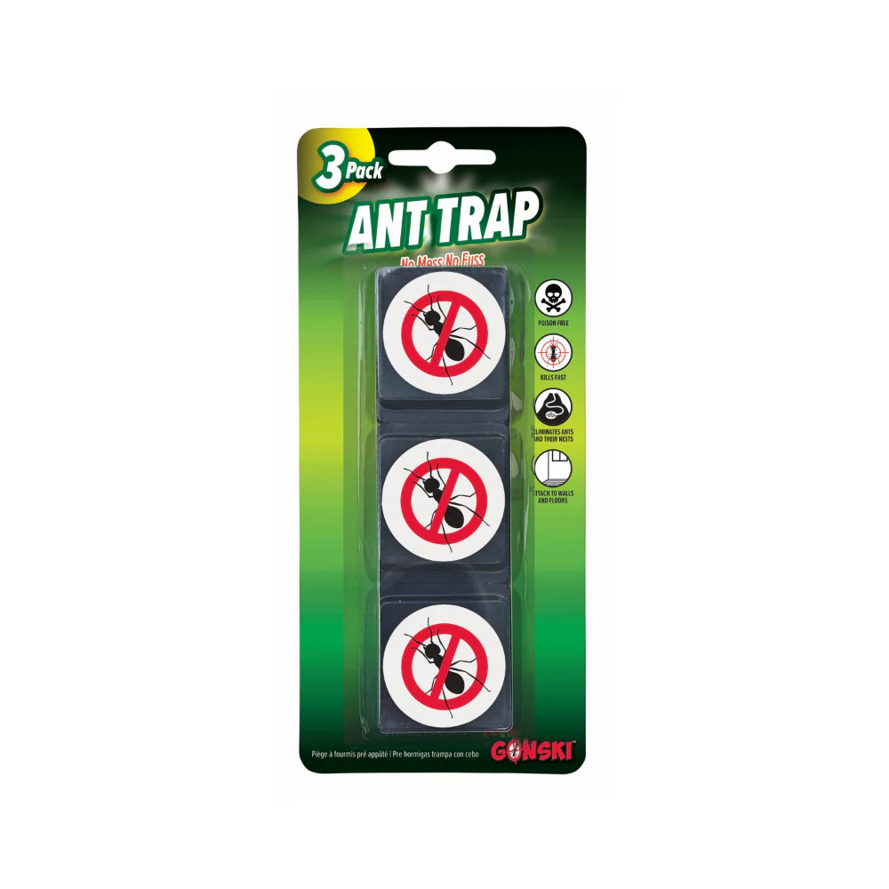 Poison-Free Pre-Baited Ant Glue Traps | Pack of 3, Indoor Pest Control