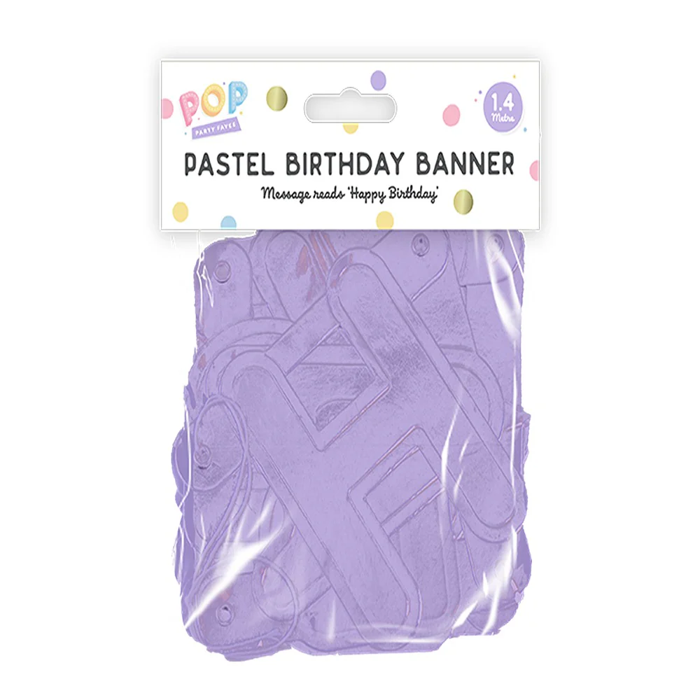 pop Pastel Happy Birthday Banner | 1.4M - Image 5