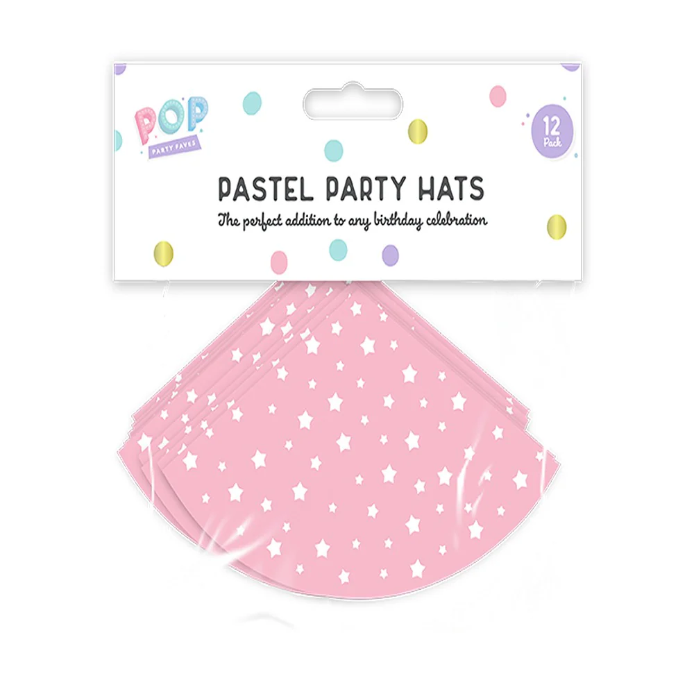Pop Pastel Party Hats | 12pk - Image 3