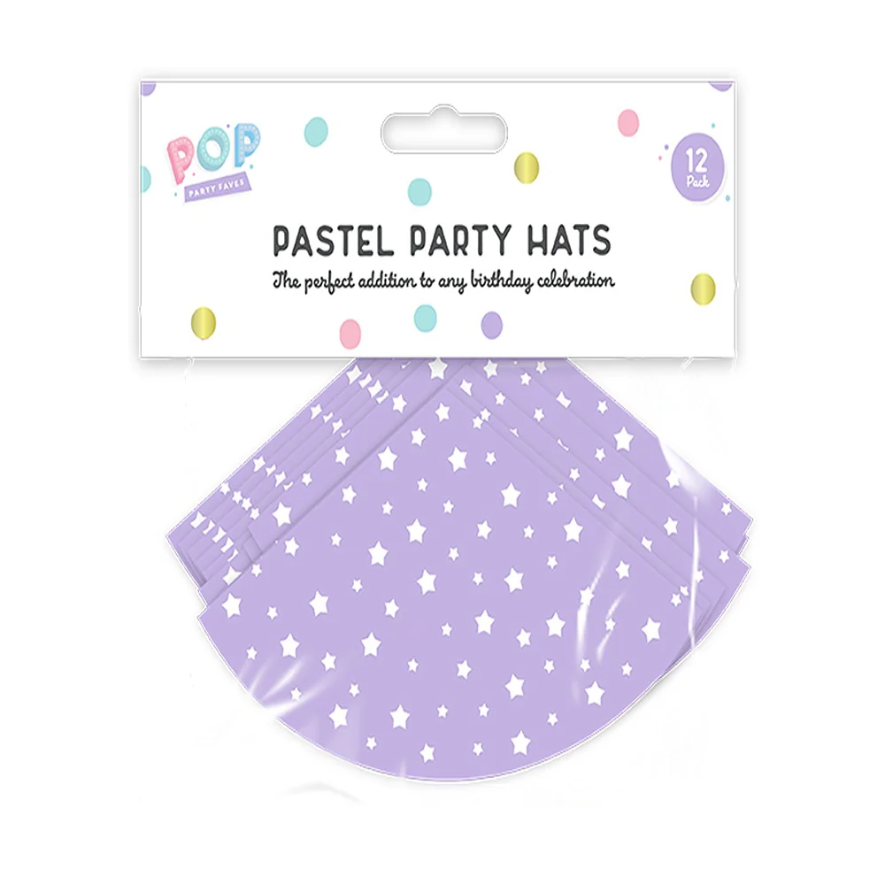 Pop Pastel Party Hats | 12pk - Image 4