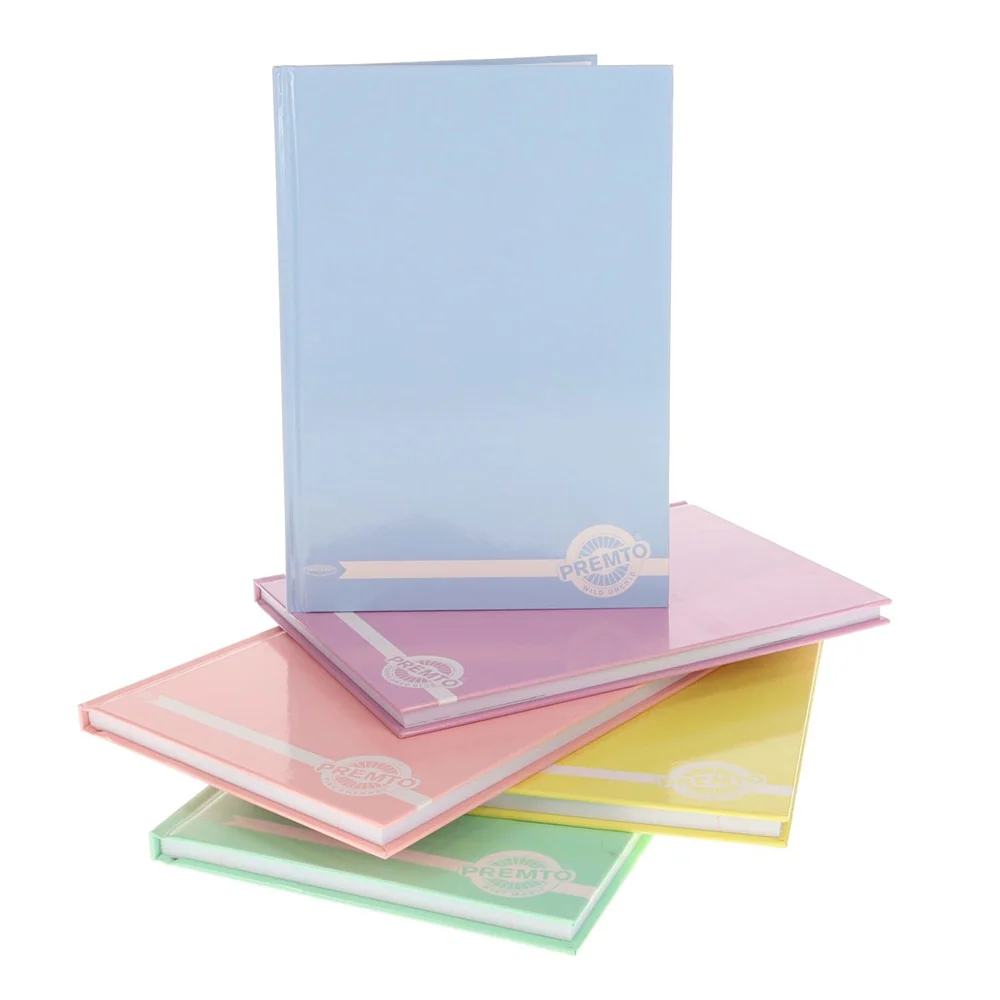Premto A5 Hardback Notebook Multipack in Pastel Colors - Image 5
