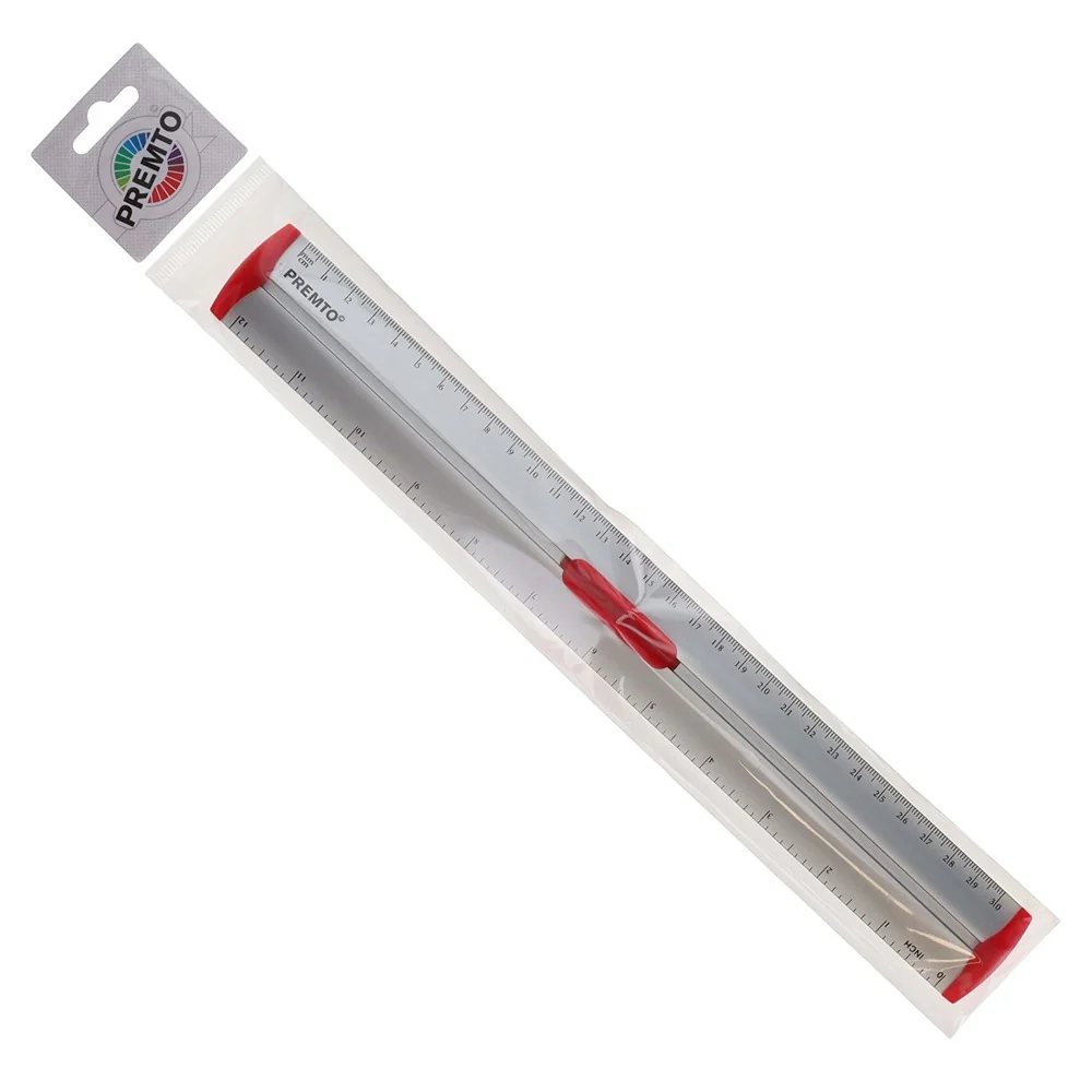 Premto Dual-Scale Aluminium Ruler with Comfort Grip - Image 6