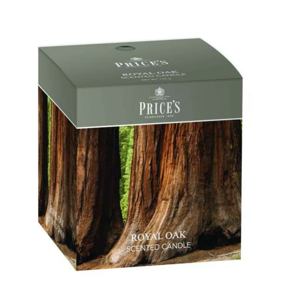 Prices Candles Royal Oak Scented Candle | Glass Holder - Image 3