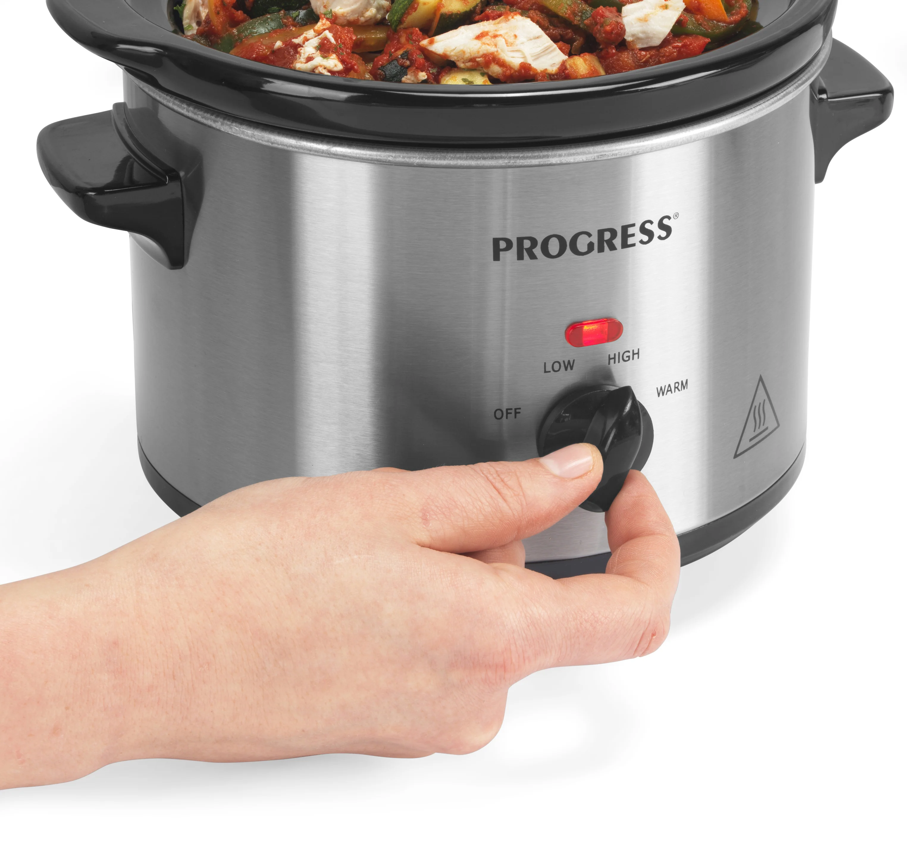 Progress 1.5L Compact Slow Cooker | 3 Heat Settings, Energy Efficient - Image 6