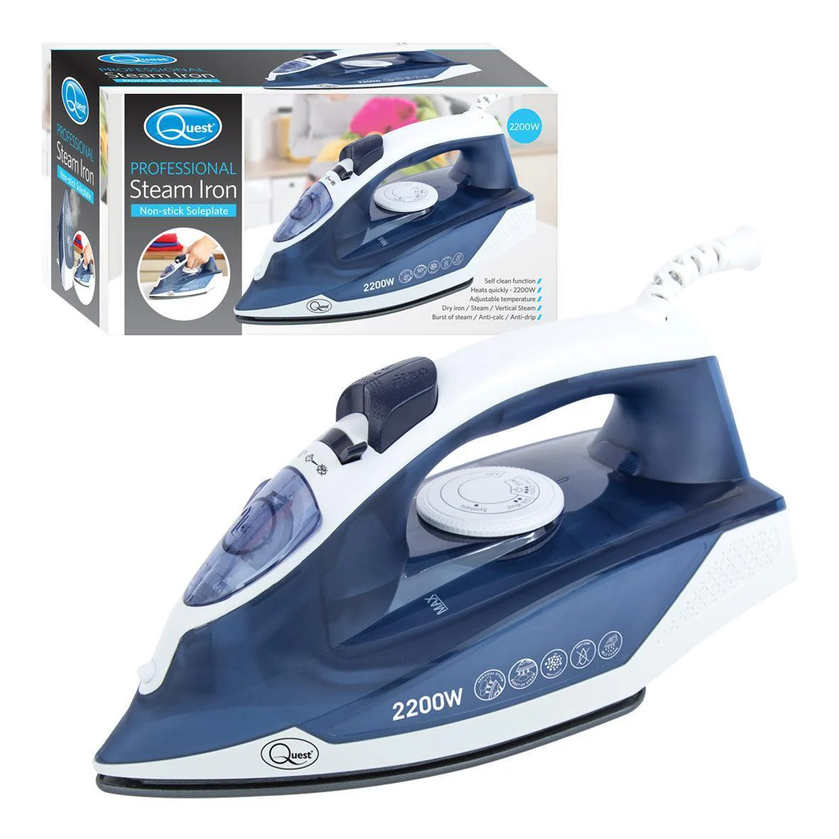 Quest Steam Iron | 2200w