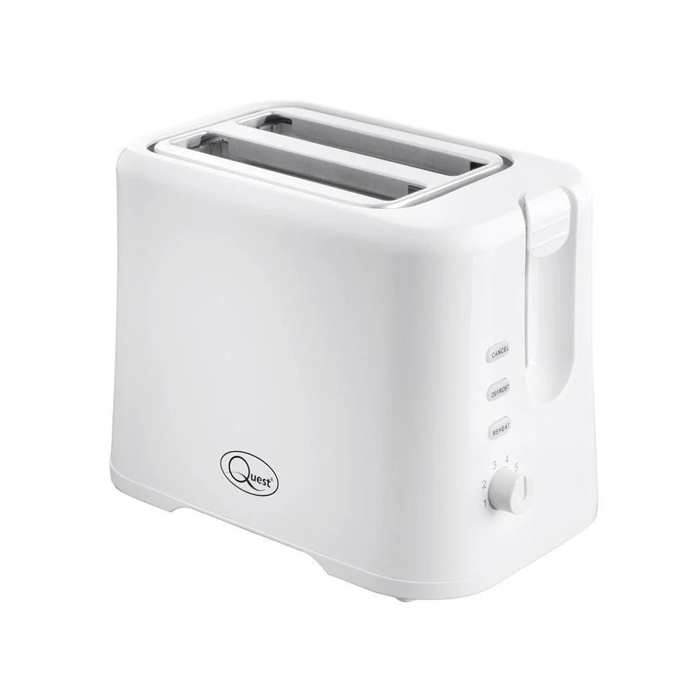 Quest White 2 Slice Toaster | 870W - Image 2