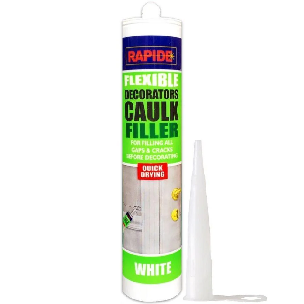 Rapide Flexible Decorator's Caulk Filler | White | 280ml