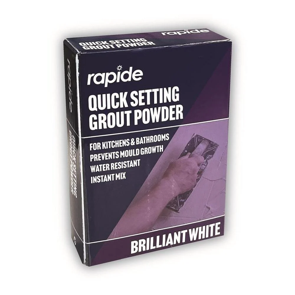 Rapide Grout Powder Instant Mix & Quick Set White Finish - Image 2