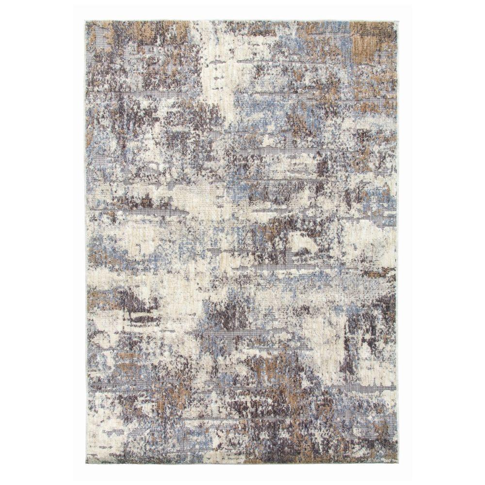 Revive Nova Cream Beige Modern Rug | Made From Recycled Plastic Bottles - Image 2