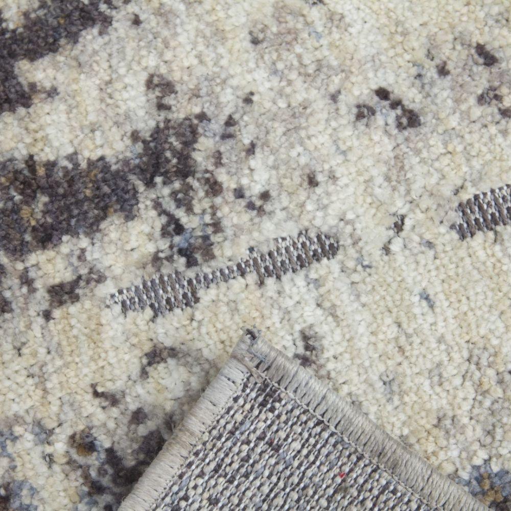 Revive Nova Cream Beige Modern Rug | Made From Recycled Plastic Bottles - Image 3
