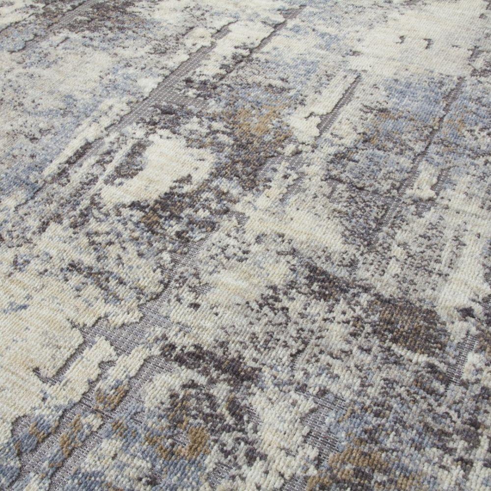 Revive Nova Cream Beige Modern Rug | Made From Recycled Plastic Bottles - Image 8