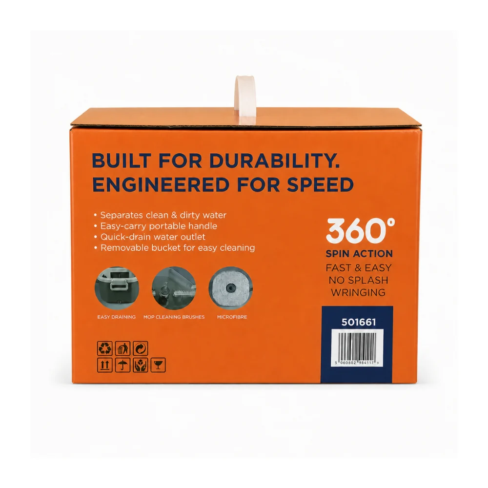 Revoloop Smart Octagon Spin Mop | Floor Cleaning Mop System - Image 2