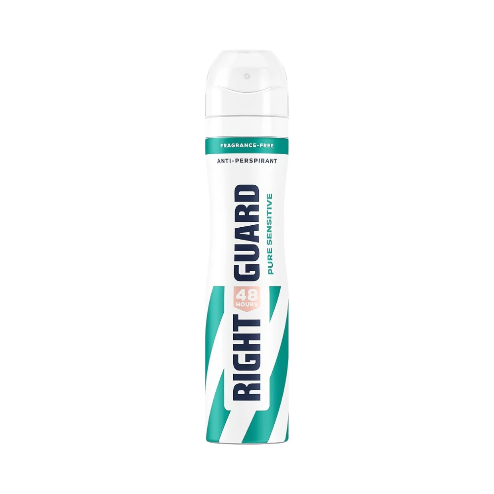Right Guard Pure Sensitive Antiperspirant for Women | 250ml, 48-Hour Protection