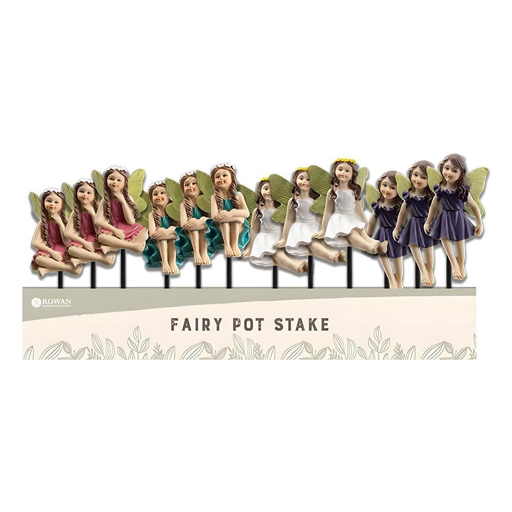 Rowan Flower Pot Fairy Stake | Assorted | 16cm