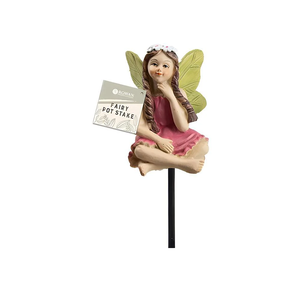 Rowan Flower Pot Fairy Stake | Assorted | 16cm - Image 3