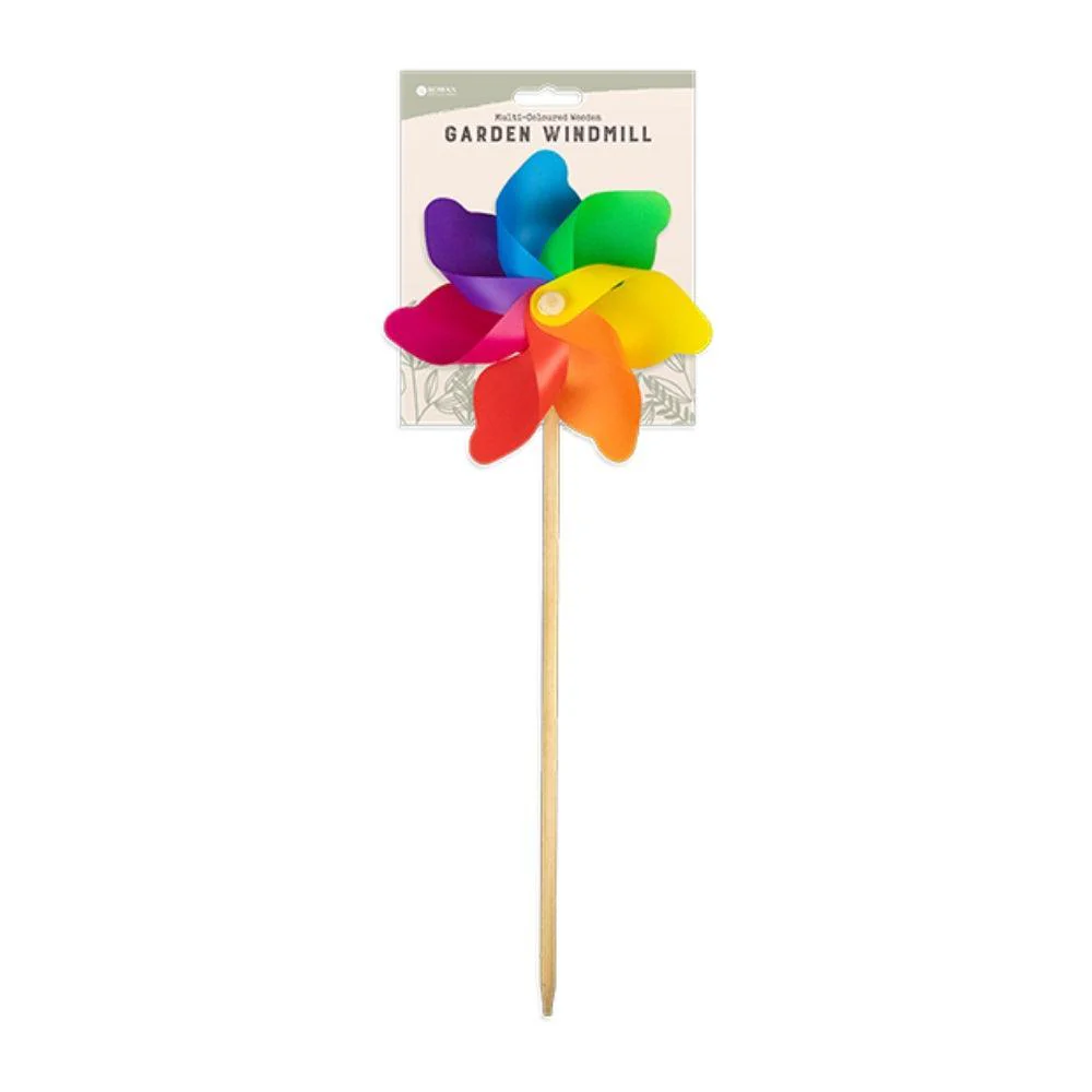 Rowan Multi Coloured Garden Windmill