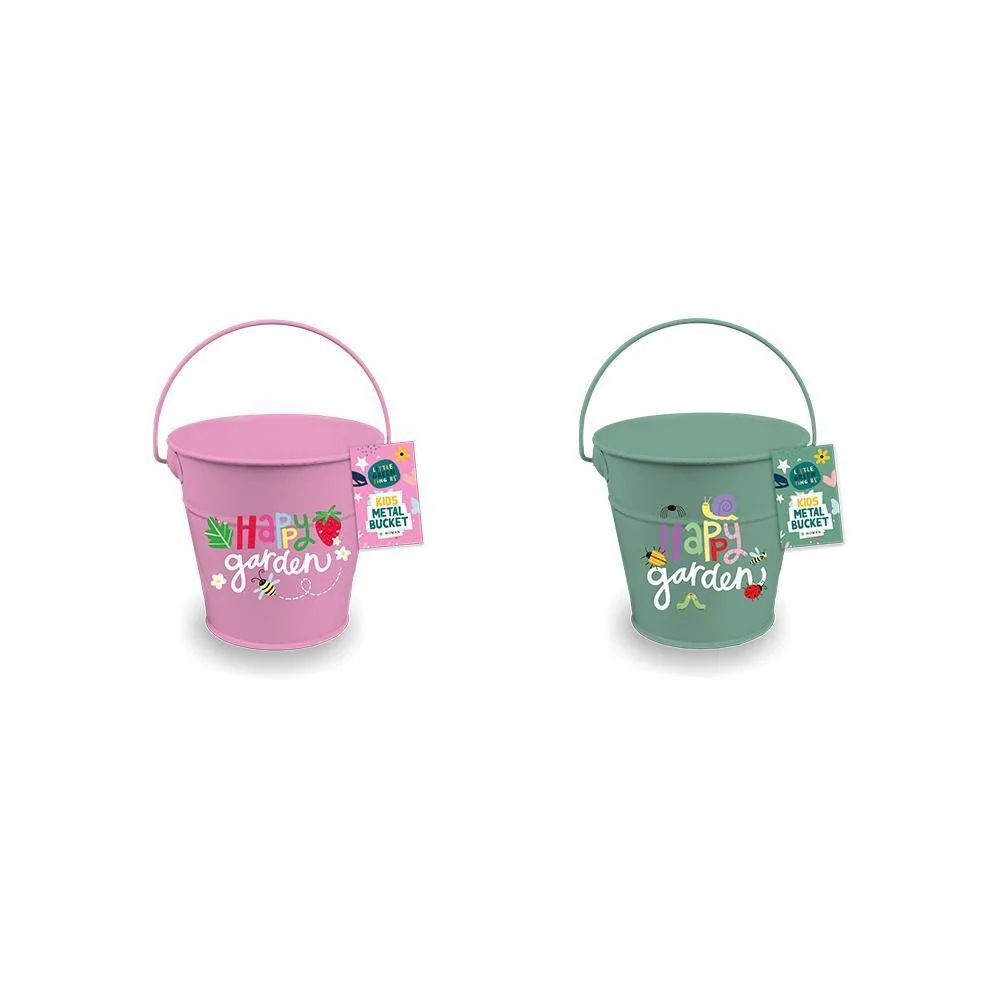 Rowan Kids Metal Bucket | Assorted Colour | 12.5cm