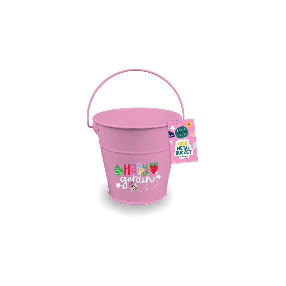 Rowan Kids Metal Bucket | Assorted Colour | 12.5cm - Image 2
