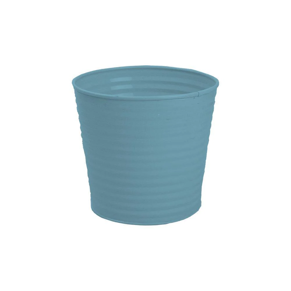 Rowan Metal Ribbed Pot | Assorted Colour |13cm - Image 4