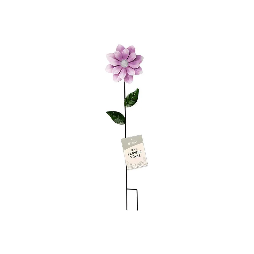 Rowan Solar Powered Flower Garden Stake | Assorted Colour | 49cm - Image 4