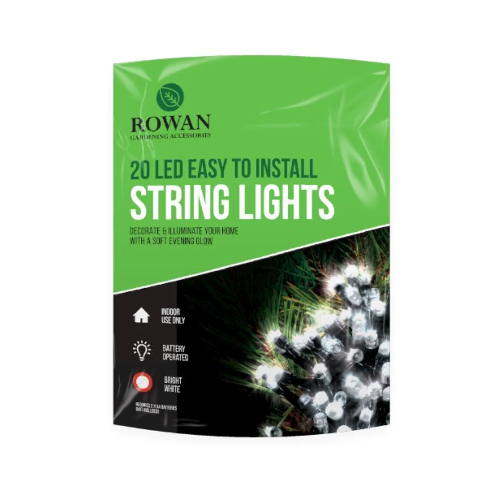 Rowan White LED String Lights | Pack of 20
