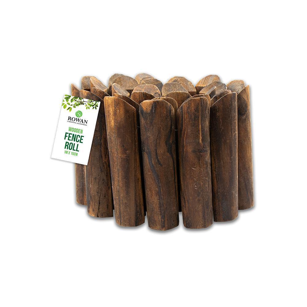 Rowan Wooden Fence Roll | Assorted Colour | 1m x 15cm - Image 3
