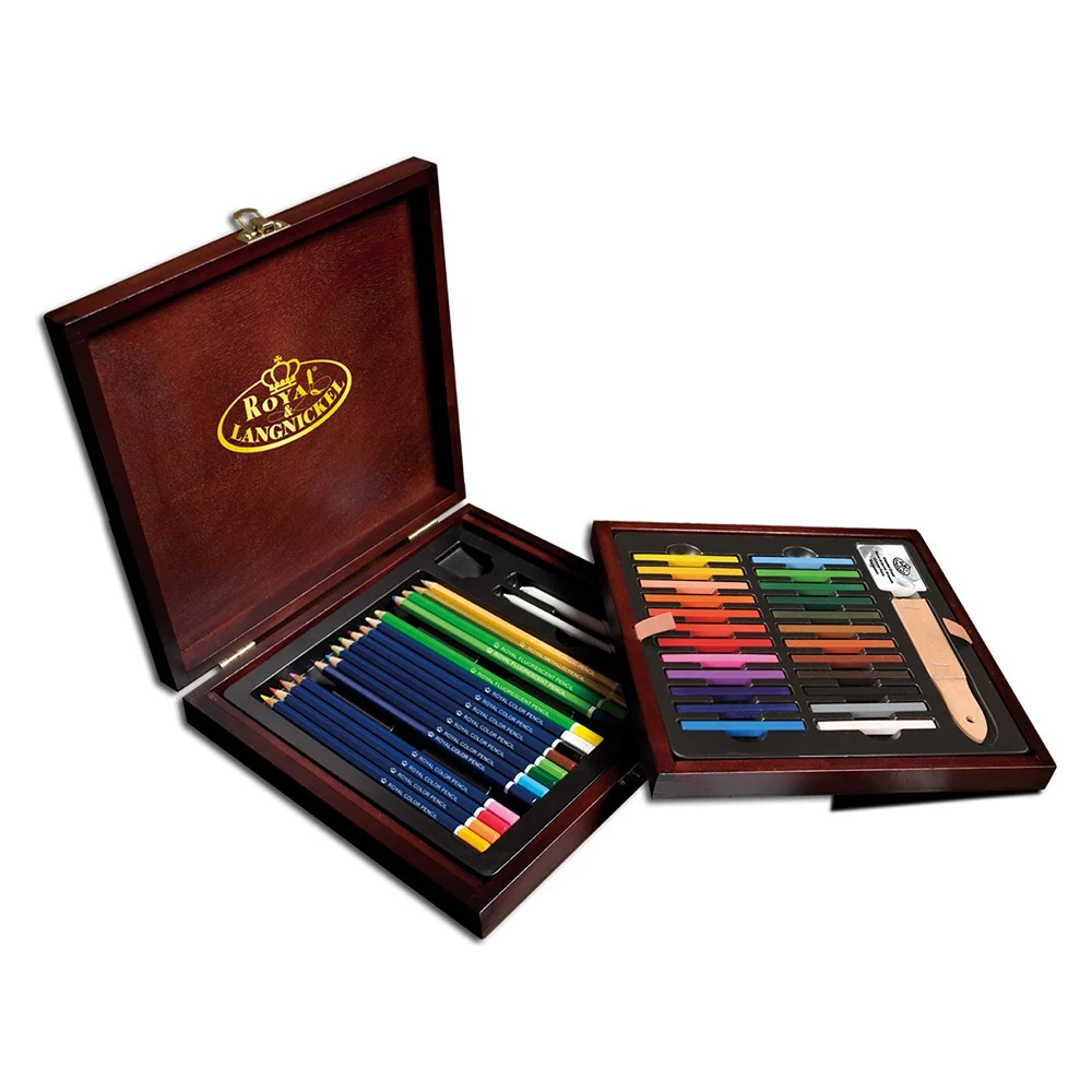 Royal & Langnickel 49 Piece Drawing Box Set | Charcoal, Graphite, Blending Stump - Image 2