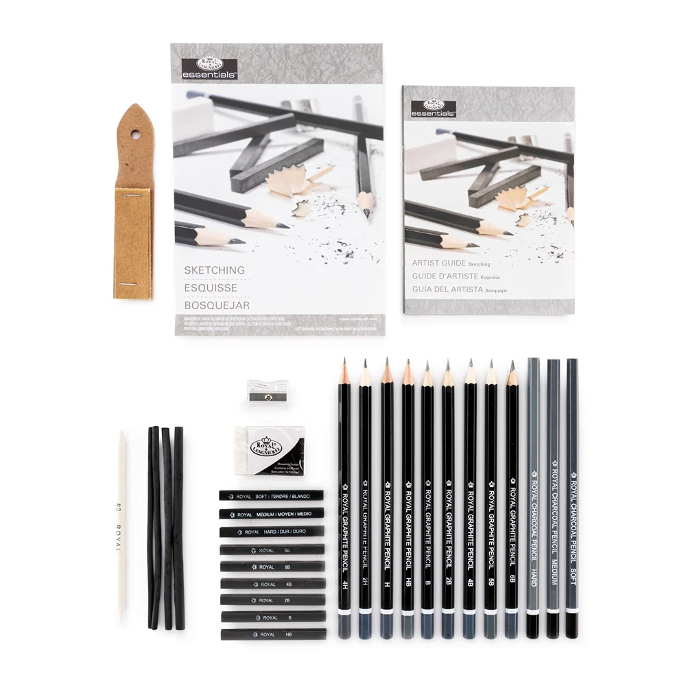 Royal & Langnickel Large Window Sketch Art Set | 51 Piece, HB–6B, Charcoal - Image 4