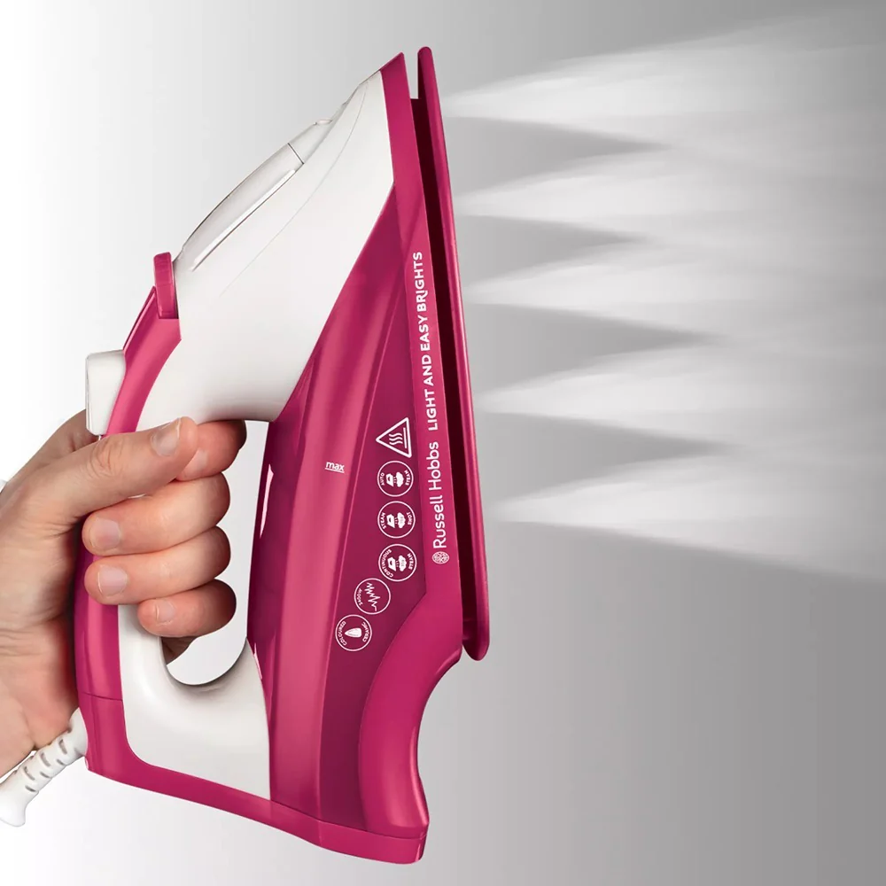 Russell Hobbs Berry Steam Iron | Auto Steam, Steam Shot, Vertical Steam - Image 5