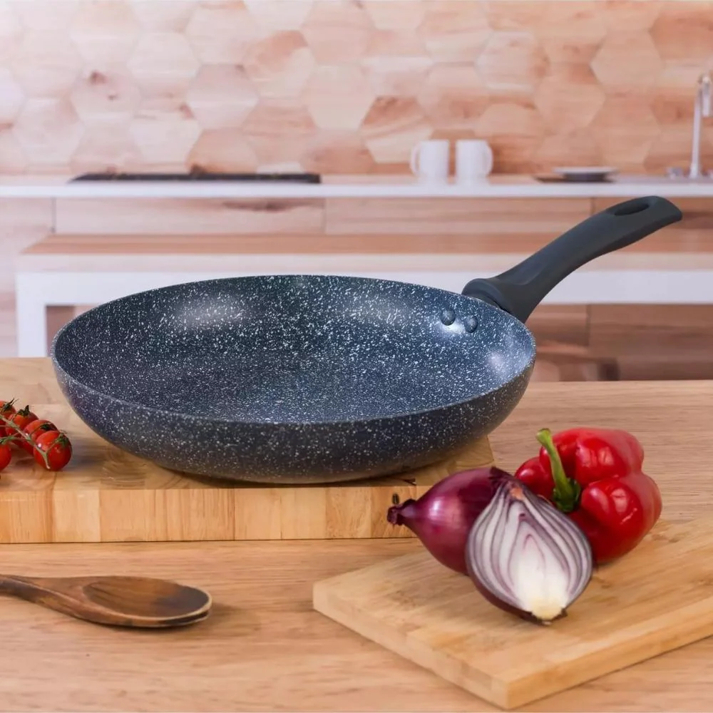 Russell Hobbs Blue Marble Non-Stick Frying Pan 28cm - Image 3