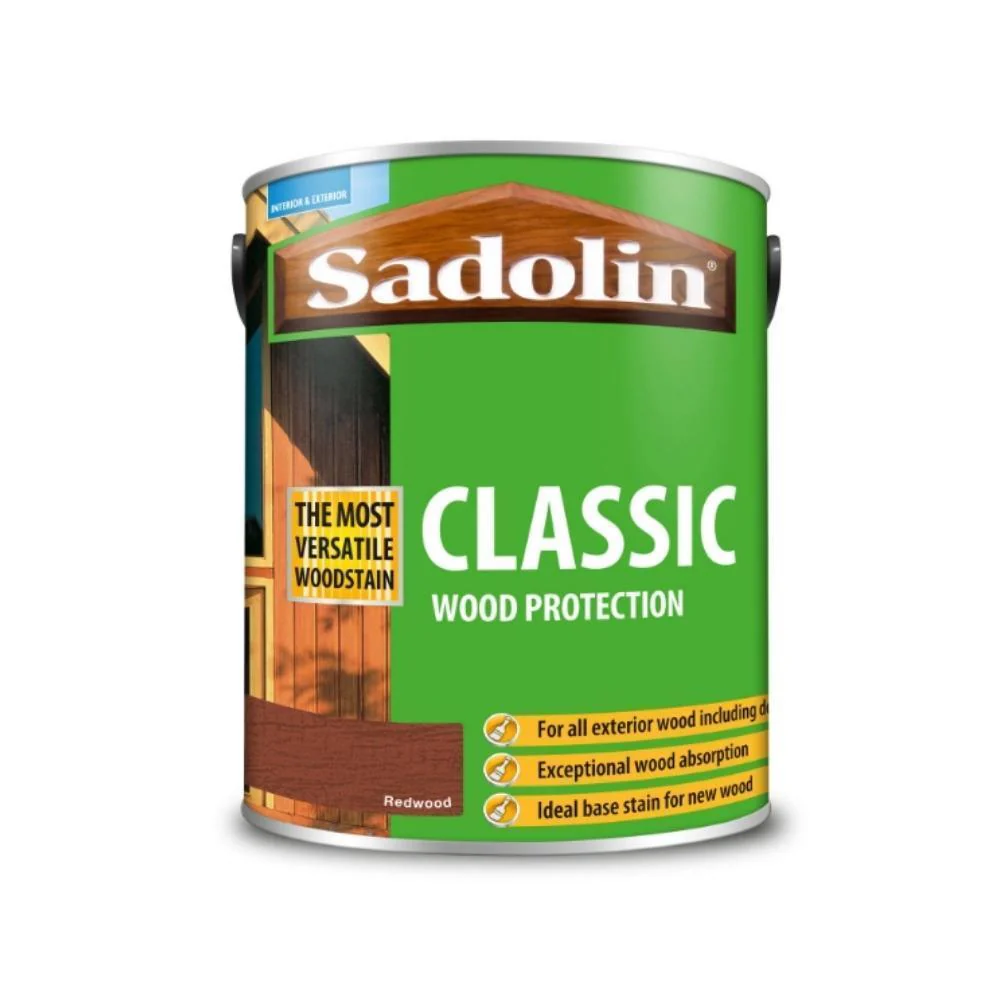 Sadolin Classic All-Purpose Woodstain Redwood | 2.5L