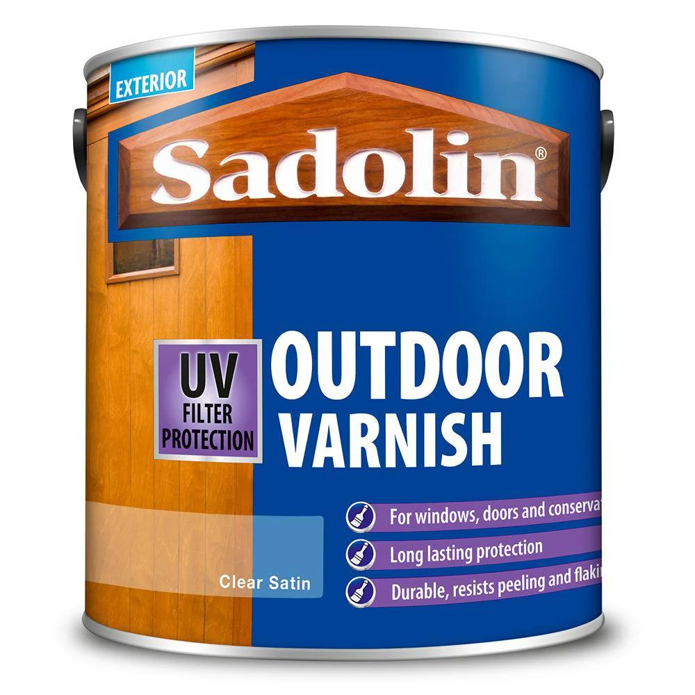 Sadolin Outdoor Varnish | Clear Satin